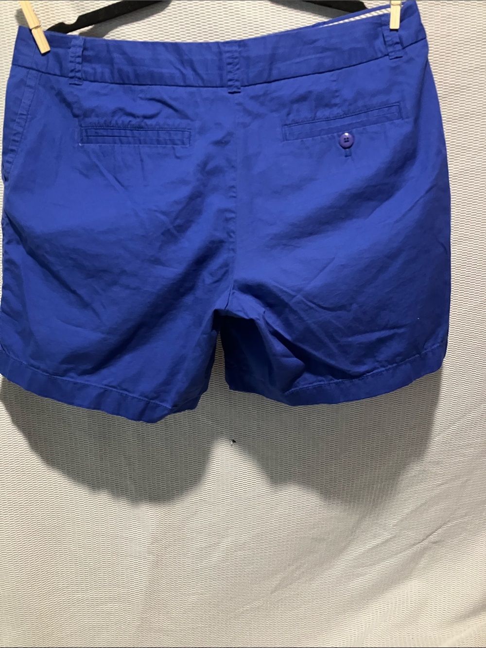 J. Crew Bright Royal Blue Women's Chino Shorts - Picture 9 of 9